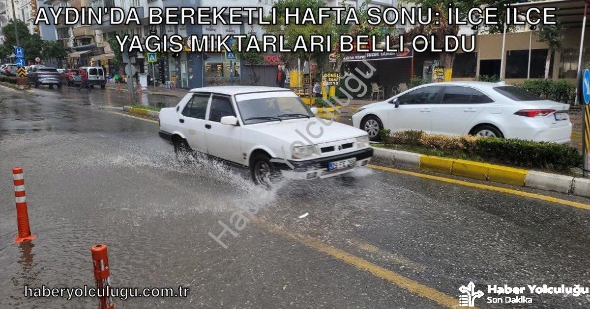 "Aydın'da Bereketli Hafta Sonu: İlçe İlçe Yağış Miktarları Belli Oldu" başlıklı haber için fotoreali