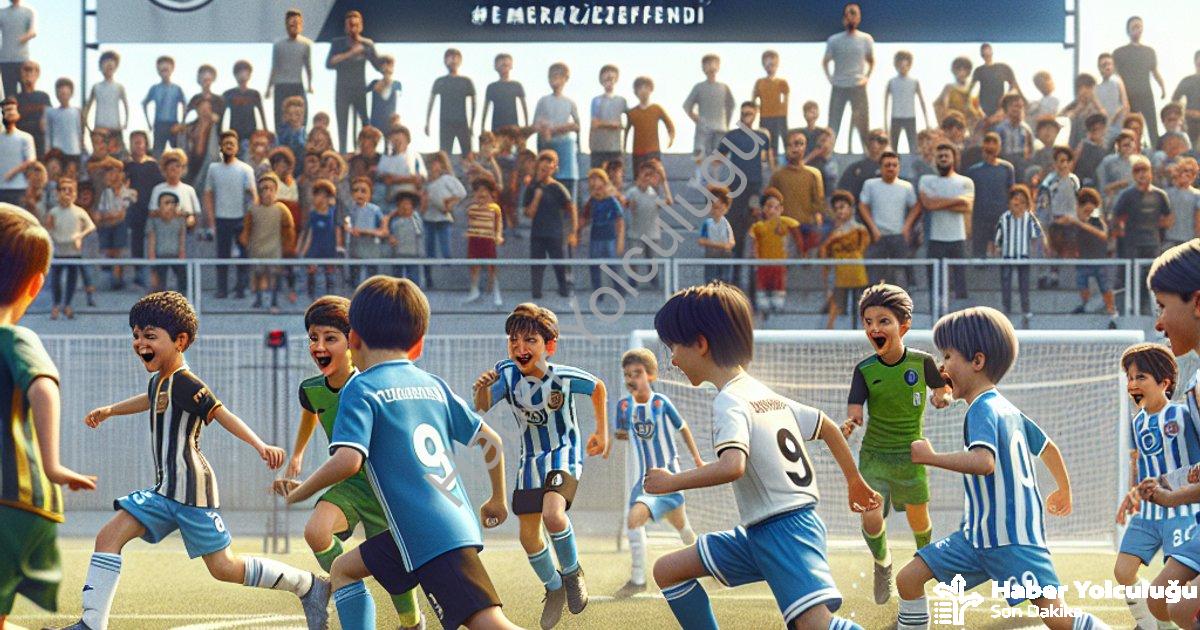 "Merkezefendi'de Geleceğin Yıldızları Sahada: Erol Cantürk U-9 Ligi Başladı" başlıklı haber için fot