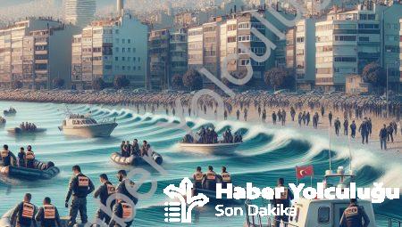 İzmir Kıyılarında Hareketli Saatler: 120 Düzensiz Göçmen Yakalandı