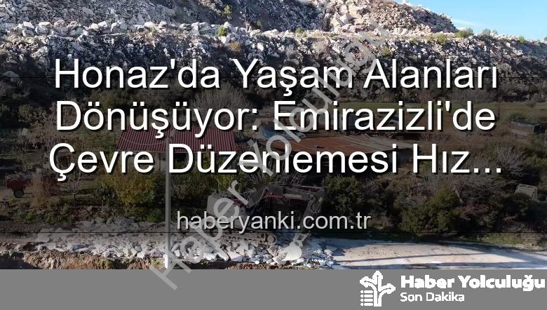 çevre düzenlemesi - Honaz'da Yaşam Alanları Yeniden Şekilleniyor: Emirazizli Mahallesi'nde Kapsamlı Çevre Düzenlemesi Sürüyor