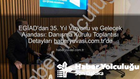 EGİAD’dan 35. Yıl Vizyonu: Geleceğe Yönelik Stratejiler ve Yeni Projeler Tanıtıldı