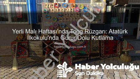 Yerli Malı Haftası’nda Togg Rüzgarı: Atatürk İlkokulu’nda Gurur Dolu Kutlama