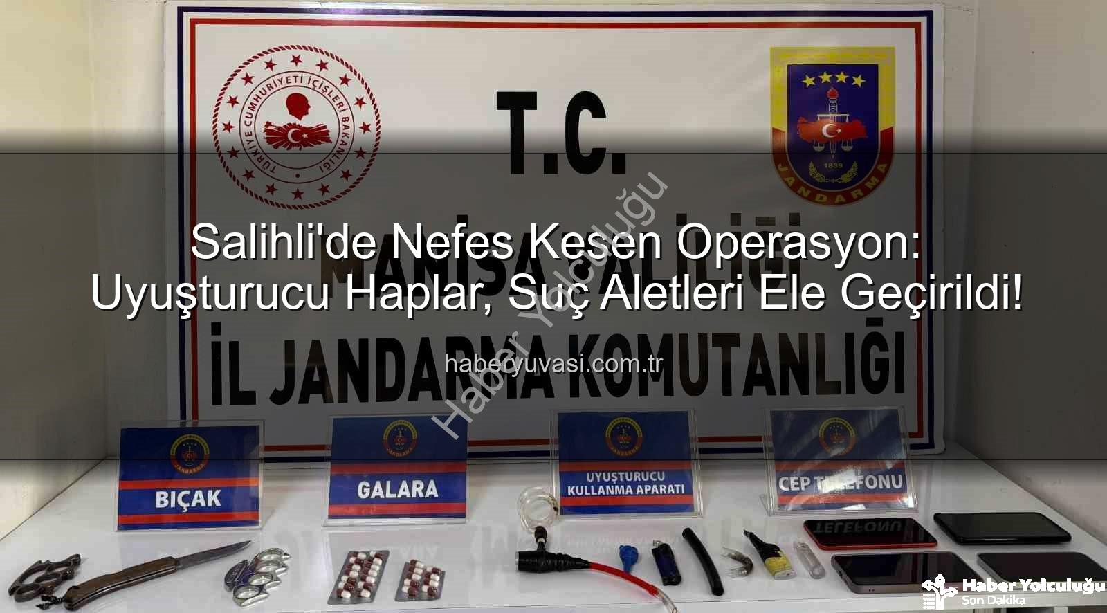 Salihli uyuşturucu operasyonu - Salihli'de Nefes Kesen Uyuşturucu Operasyonu: Evden Çıkanlar Şoke Etti!