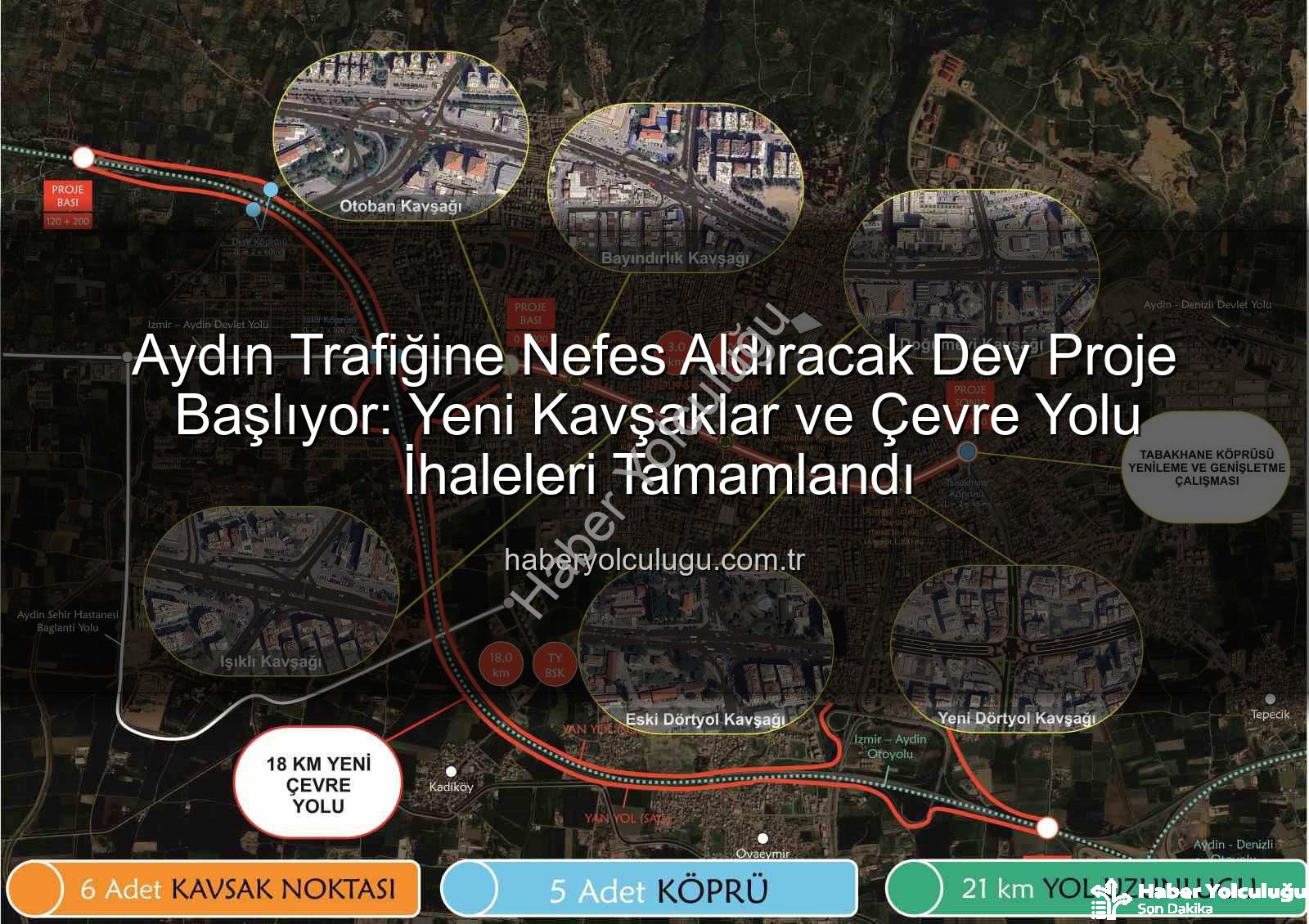 Aydın trafik sorunu - Aydın Trafiğine Nefes Aldıracak Dev Proje Başlıyor: Yeni Kavşaklar ve Çevre Yolu İhaleleri Tamamlandı